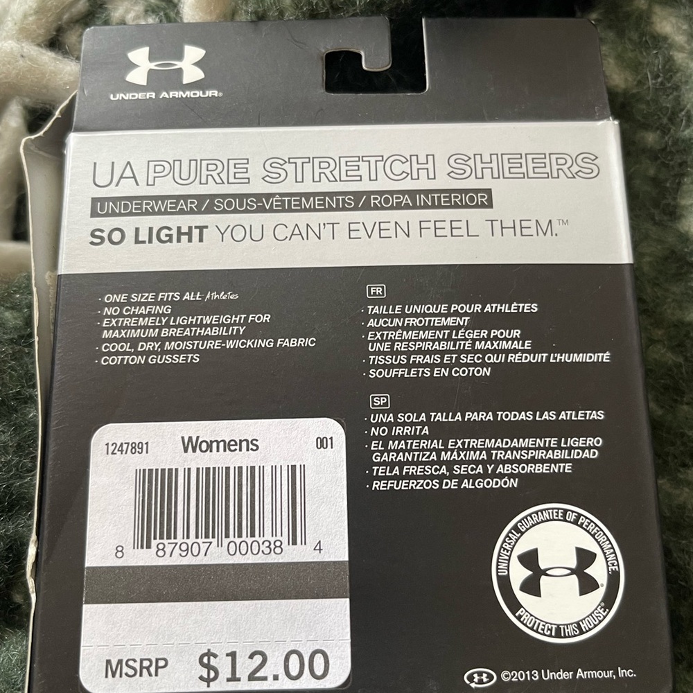 Under Armour Black Cheeky Underwear, OS - Picture 2 of 3